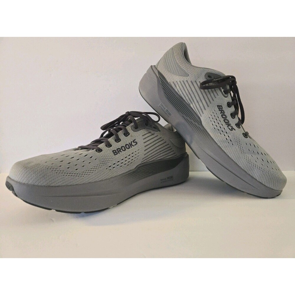 Brooks Ghost Max 3 Men's Size 15 Medium D Grey Ebony Running Shoes 1104641D069